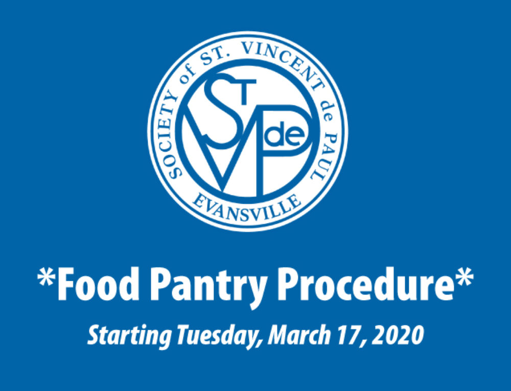 Food Pantry Procedure Starting March 17, 2020