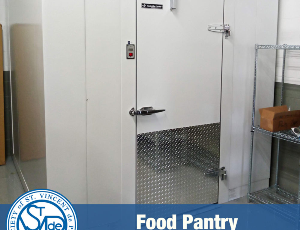 St. Vincent de Paul Food Pantry Installs Walk-In Freezer