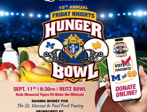 10th Annual Friday Knights Hunger Bowl Asking for Your Support